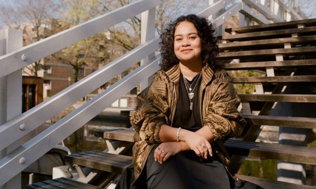 DEEPA PAUL IN AMSTERDAM. PHOTO COURTESY: SAMIRA KAFALA