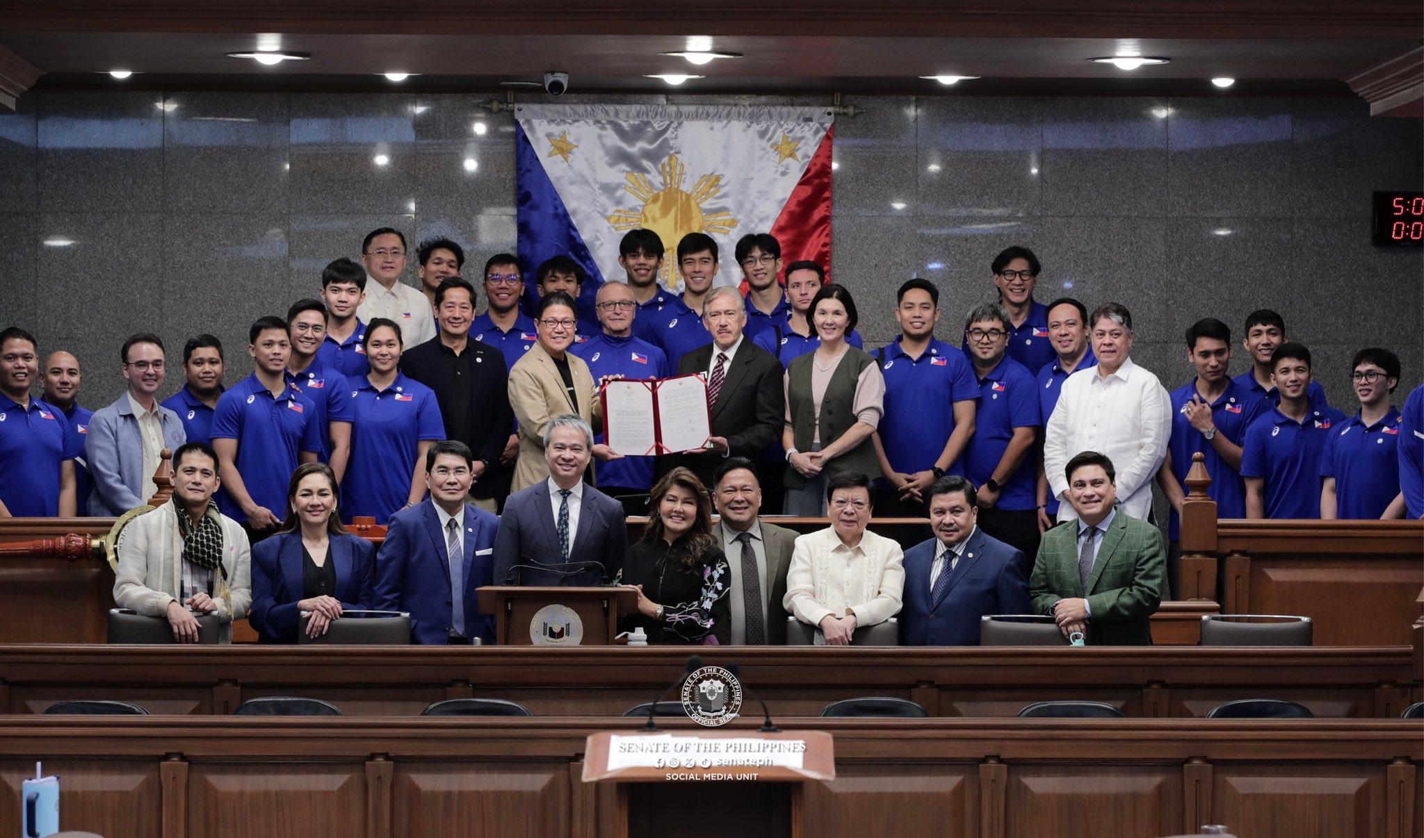 Alas Pilipinas Men commended by Senate after historic run in FIVB Men's World Championship