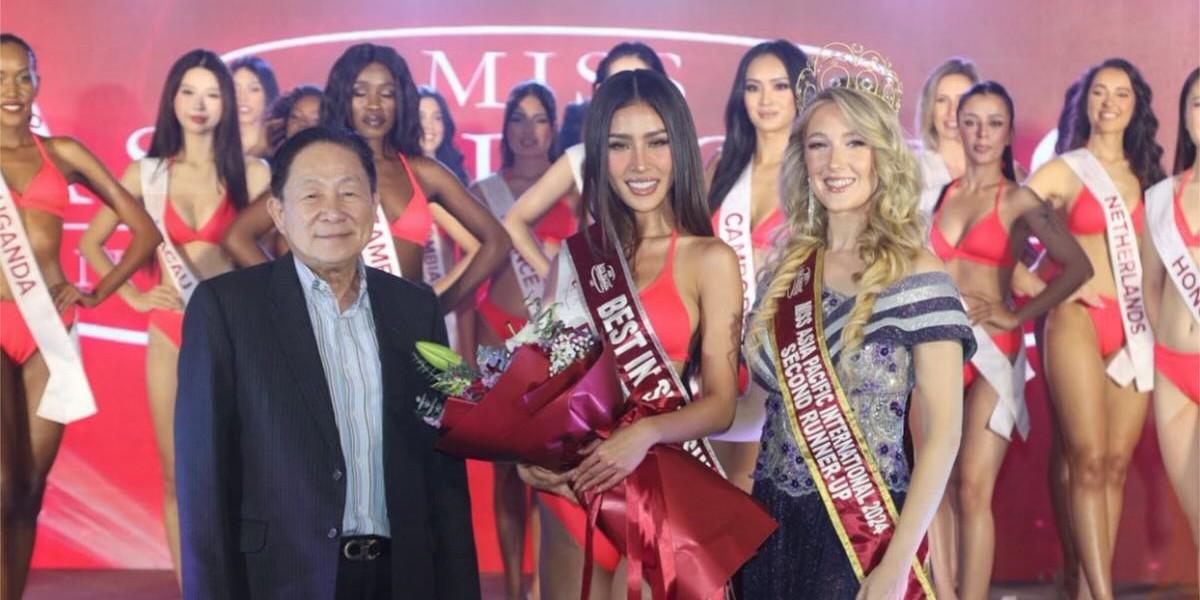 Anita Gomez wins Best in Swimsuit at Miss Asia Pacific International 2025 preliminary competition 