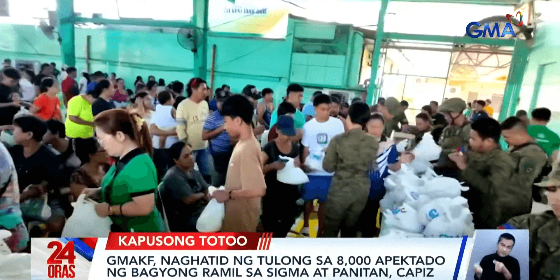 8k Capiz residents affected by Ramil receive aid from GMA Kapuso Foundation