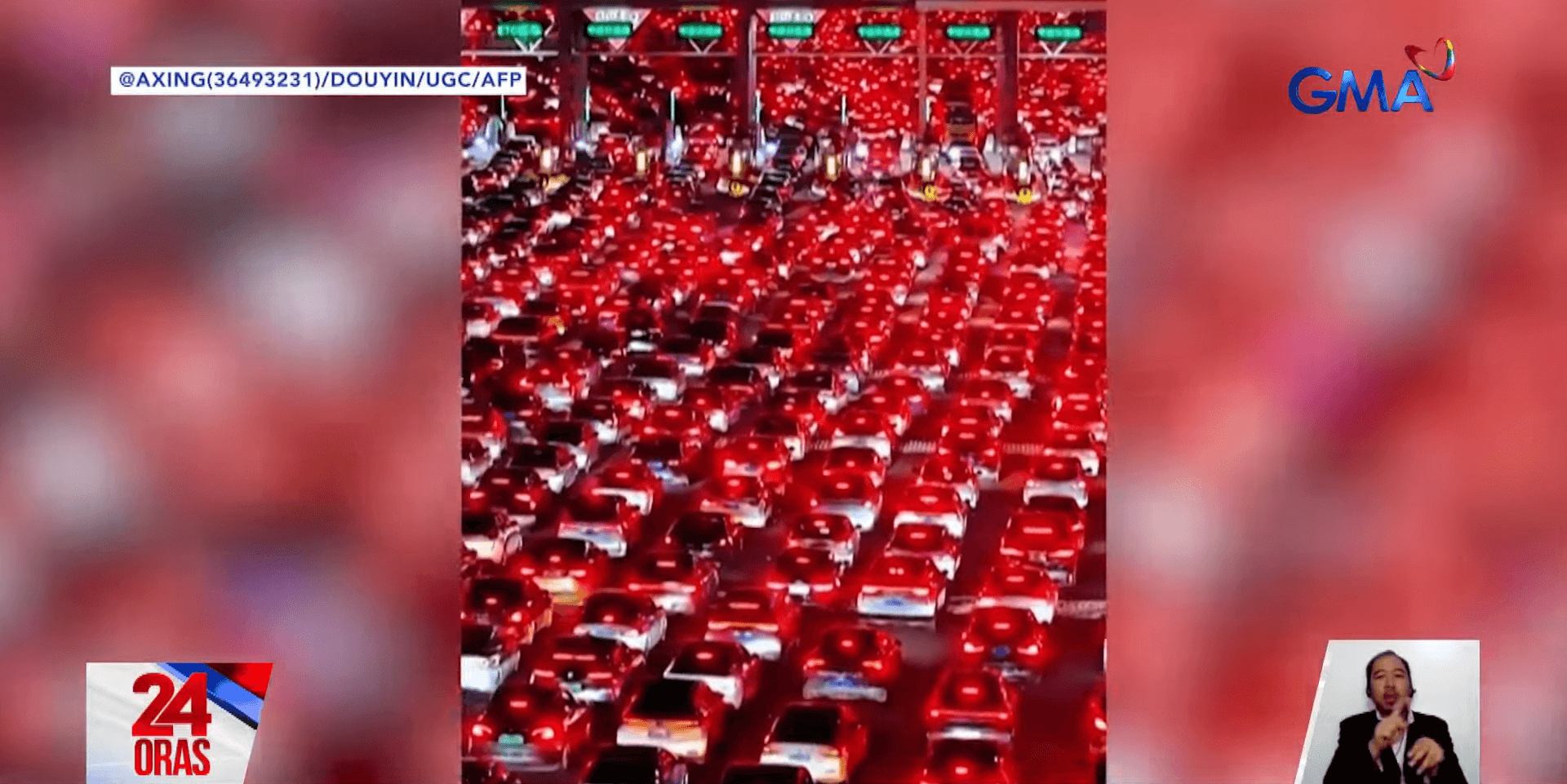 China’s largest toll station sees 120K vehicles trapped in almost 24-hour traffic jam