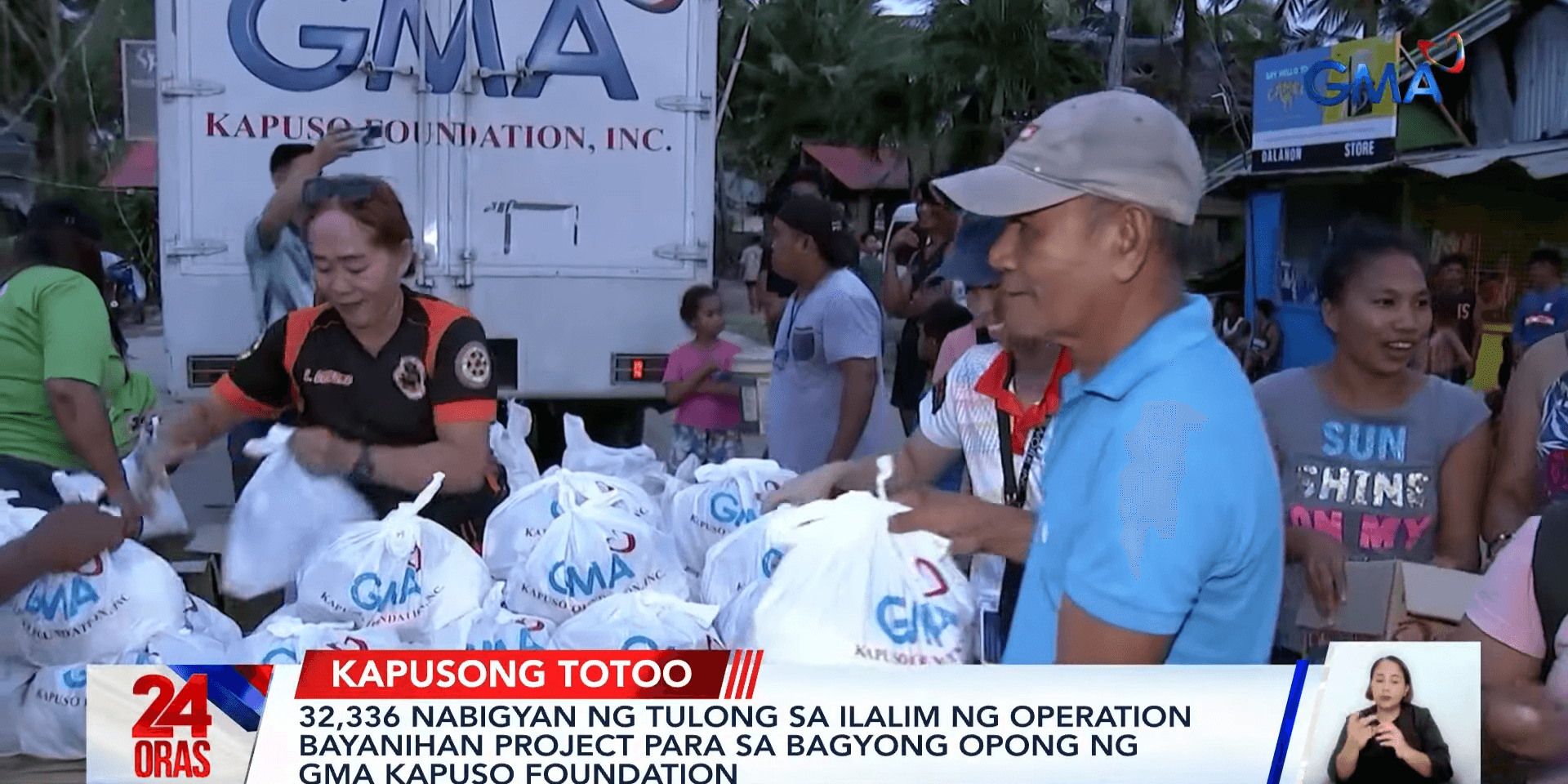 32K individuals affected by Opong receive aid from GMA Kapuso Foundation