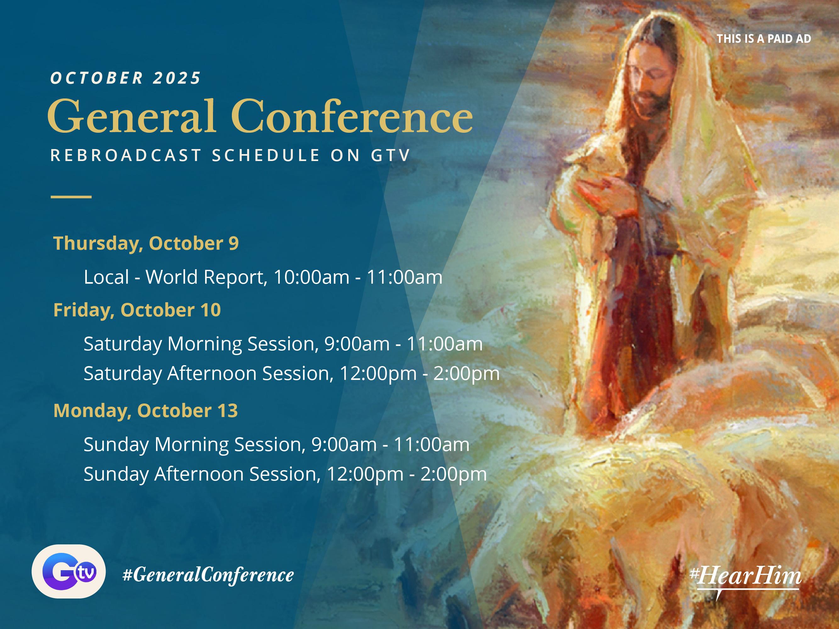 Find Peace and Hope in Jesus Christ through the October 2025 General Conference