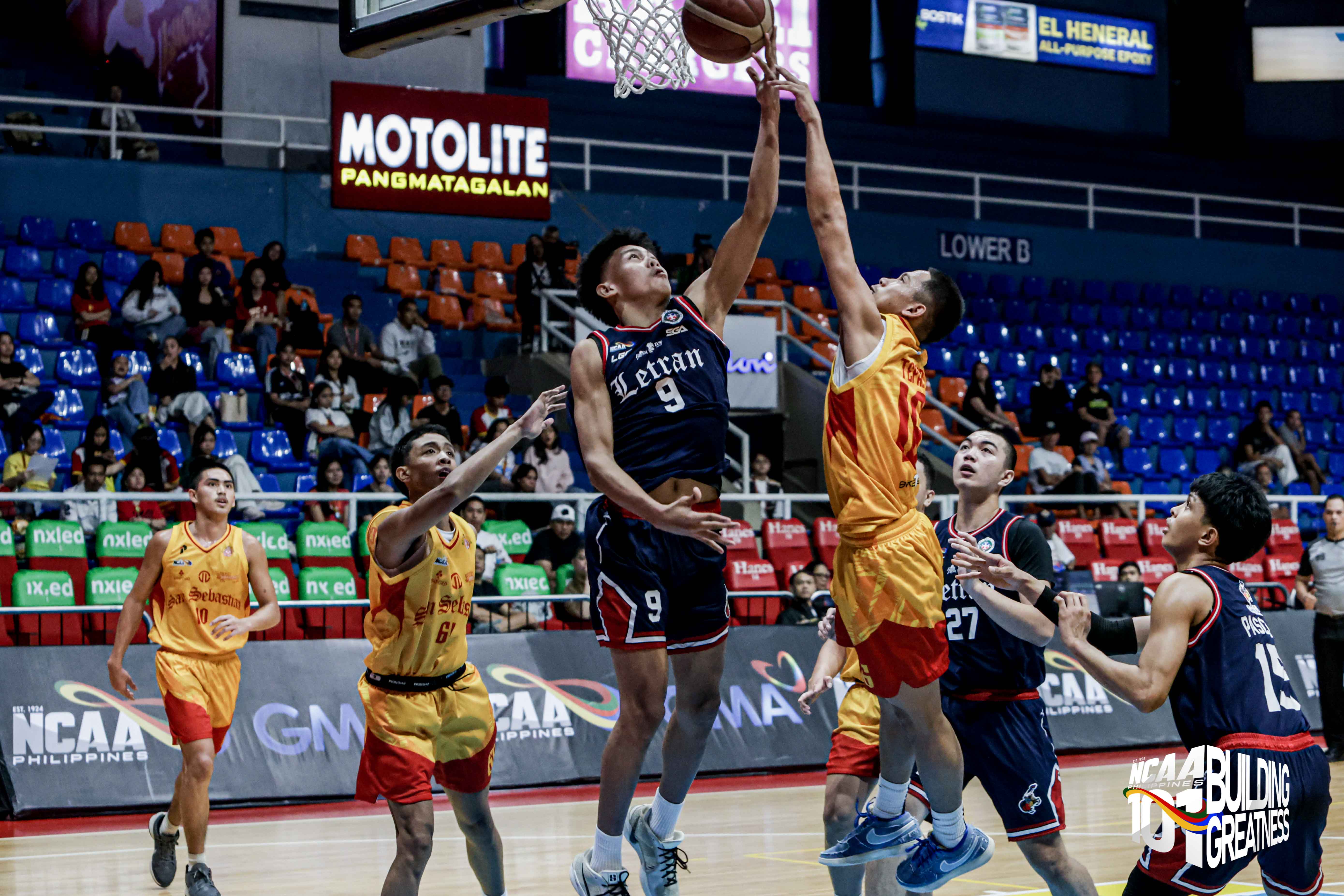 NCAA: Lumague-Cargo duo steers Letran Squires past San Sebastian for bounce-back win