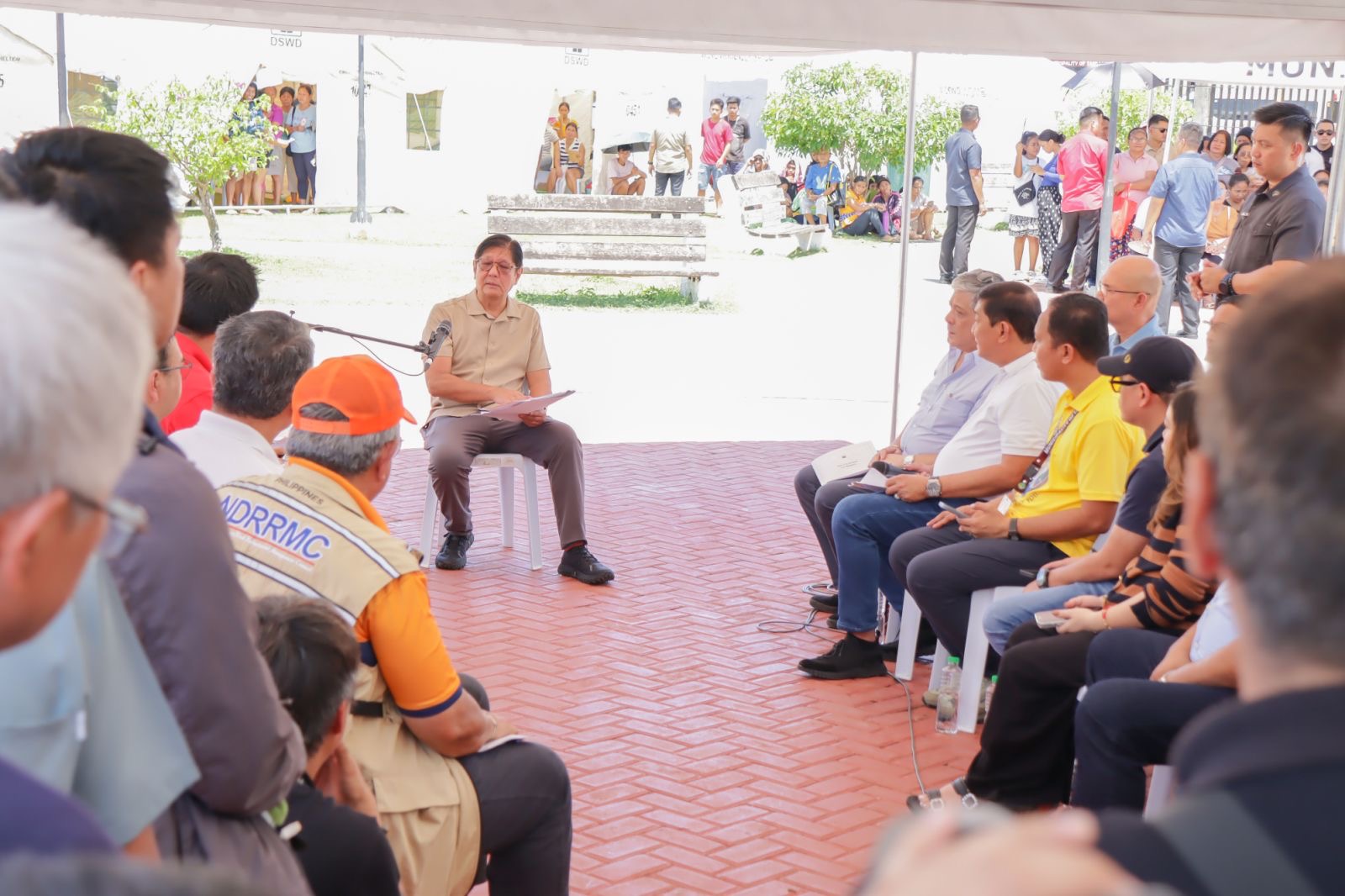 Marcos assures quake victims: Gov’t to keep helping until normalcy restored