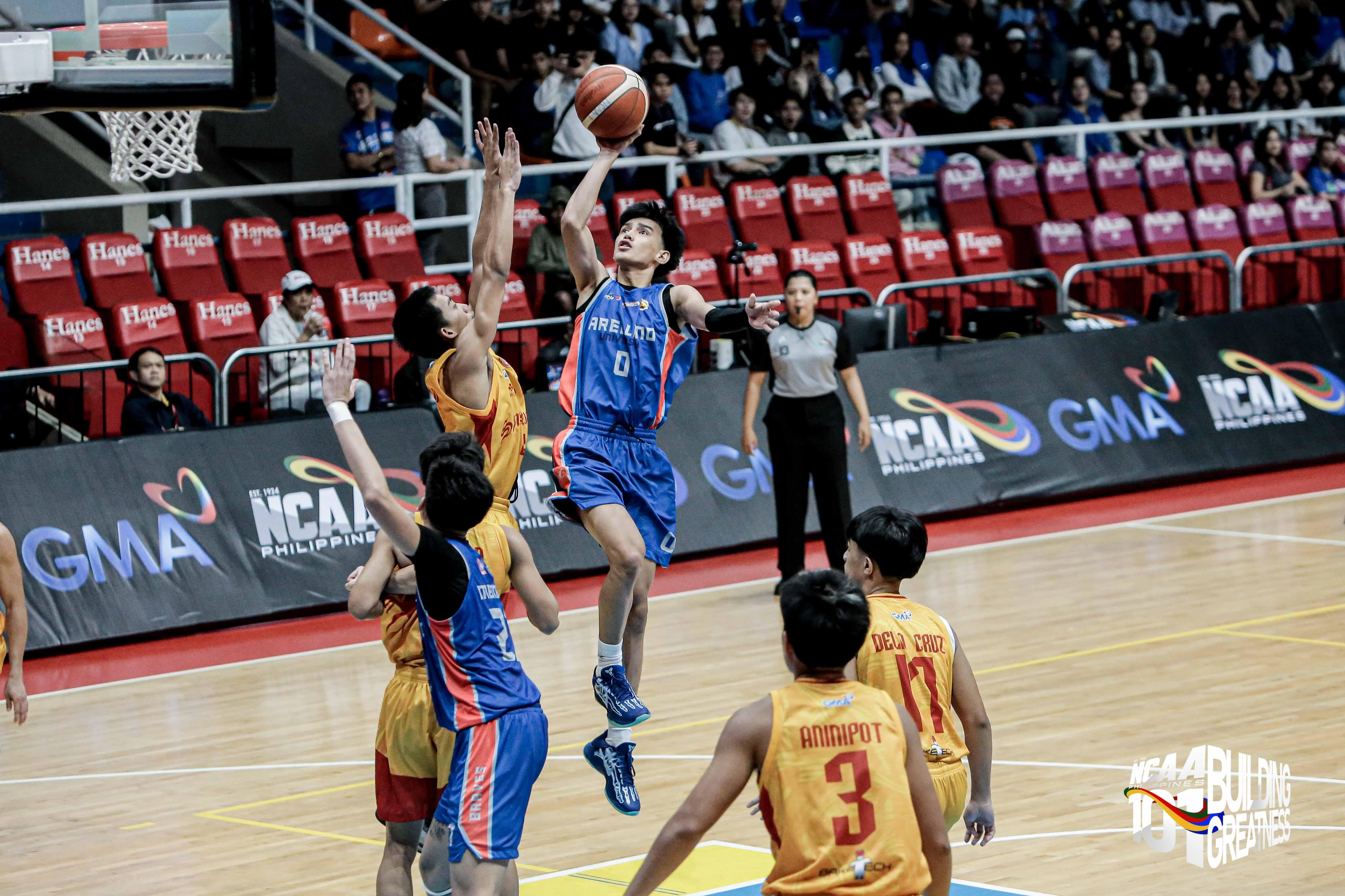 Arellano flaunts balanced offense in 31-point demolition of San Sebastian in NCAA Juniors