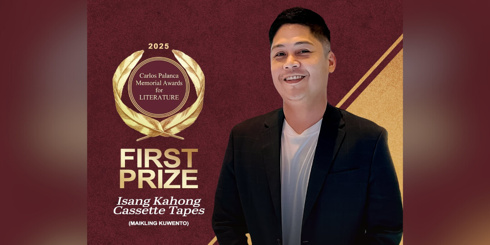GMA Public Affairs' Lee Joseph Castel wins Palanca Award for 'Isang Kahong Cassette Tapes'