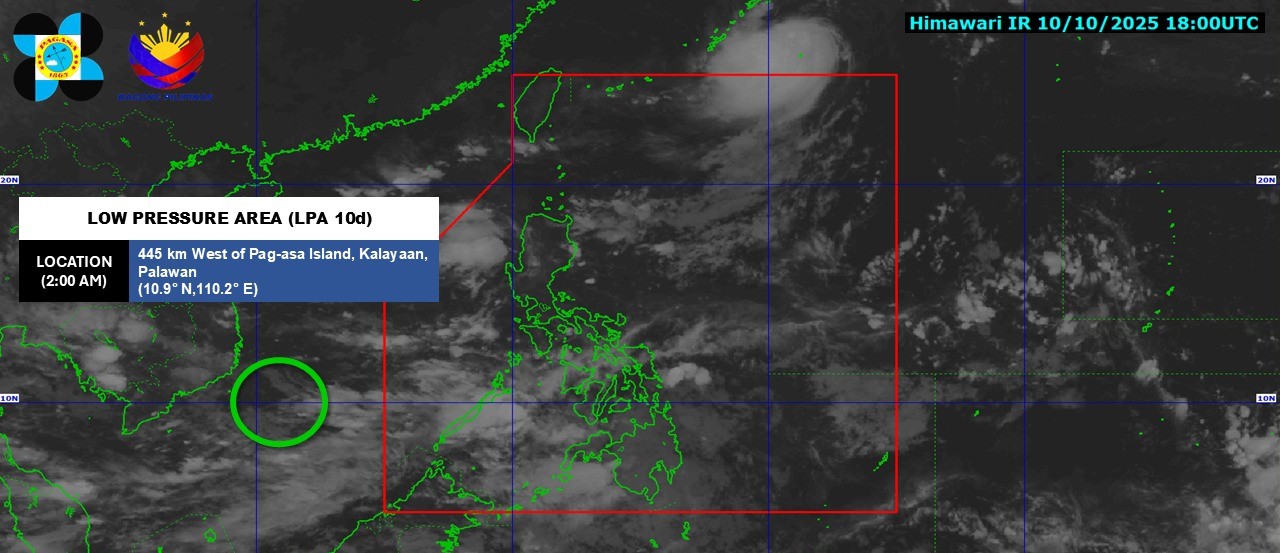 Trough of LPA to bring rains over parts of Luzon