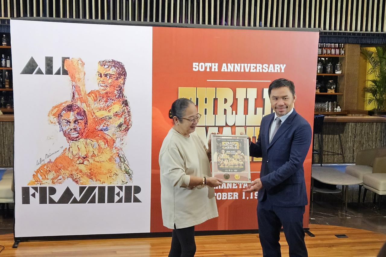 Manny Pacquiao Thrilla in Manila Anniversary press conference