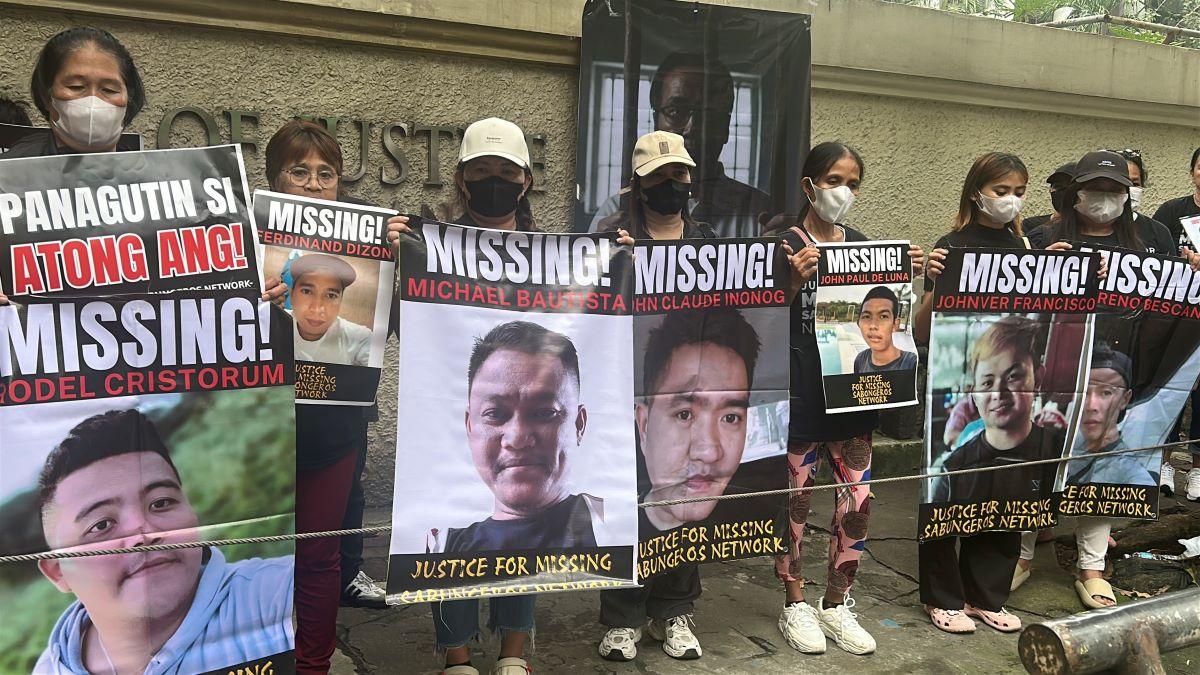 Missing sabungeros' kin hold prayer rally at DOJ ahead of Undas 2025