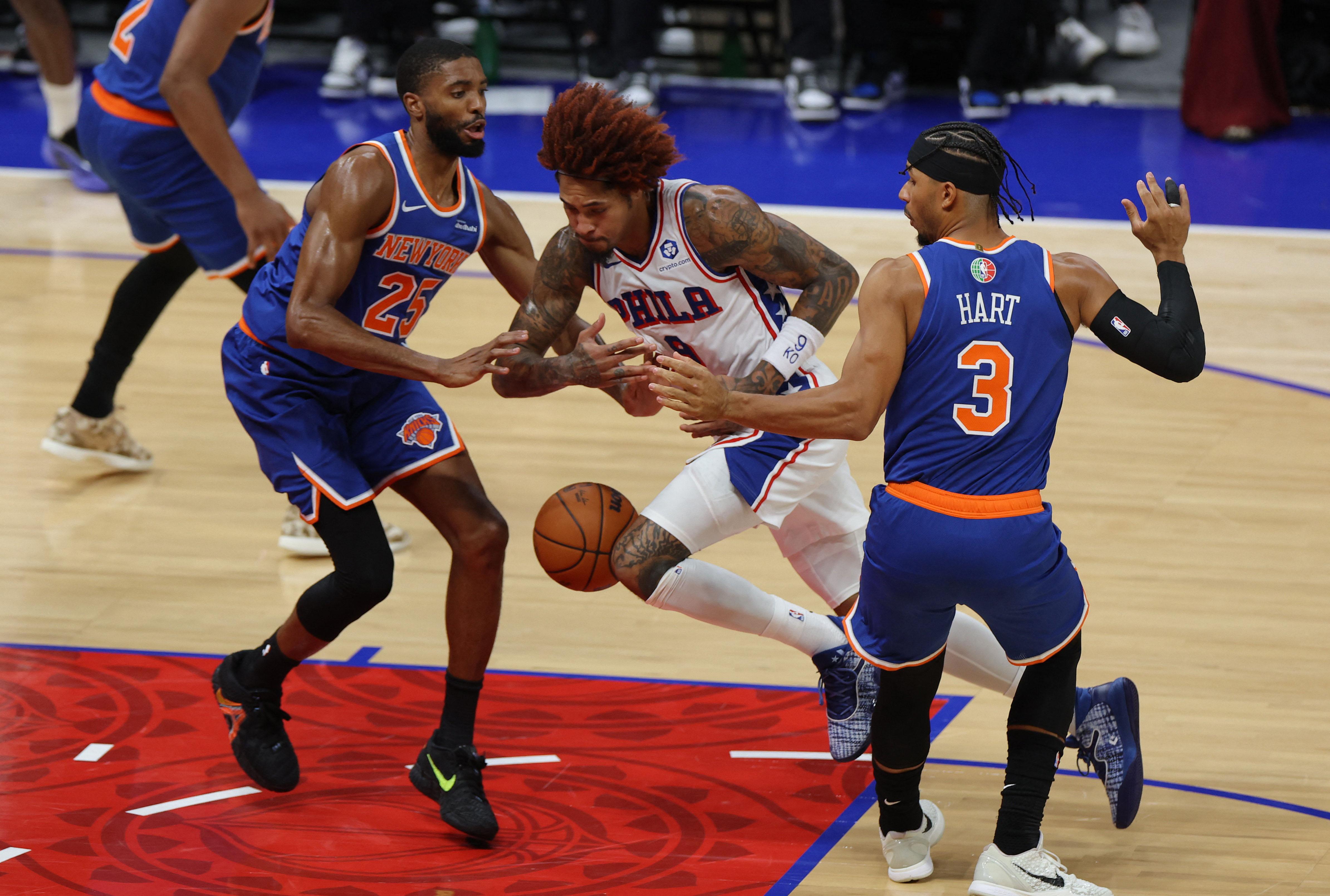 NBA in Abu Dhabi: 76ers' Oubre vs. Knicks' Bridges and Hart