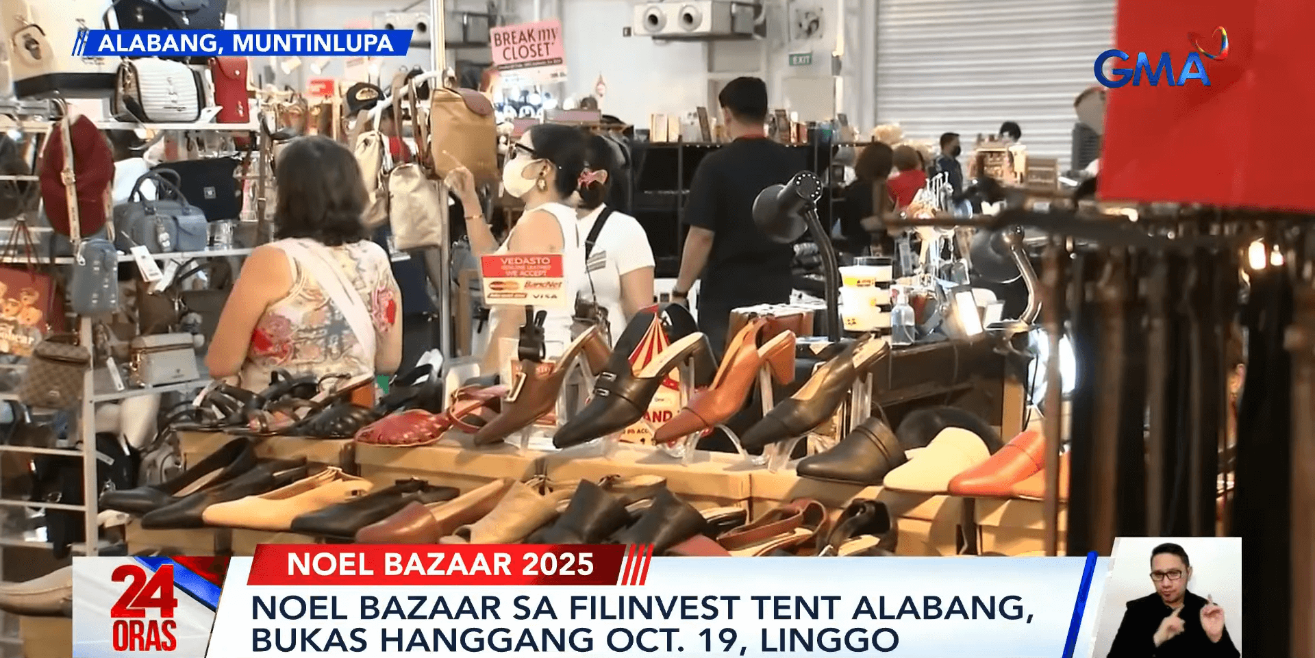 Noel Bazaar kicks off in Alabang; to run until October 19