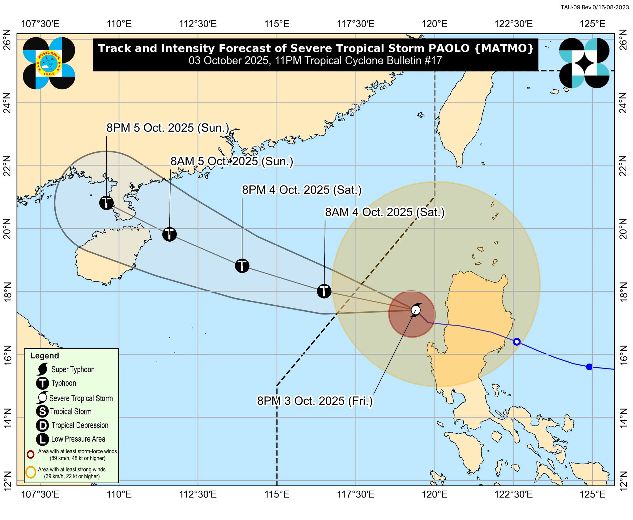 Paolo slows down; Signal No. 2 in 4 areas