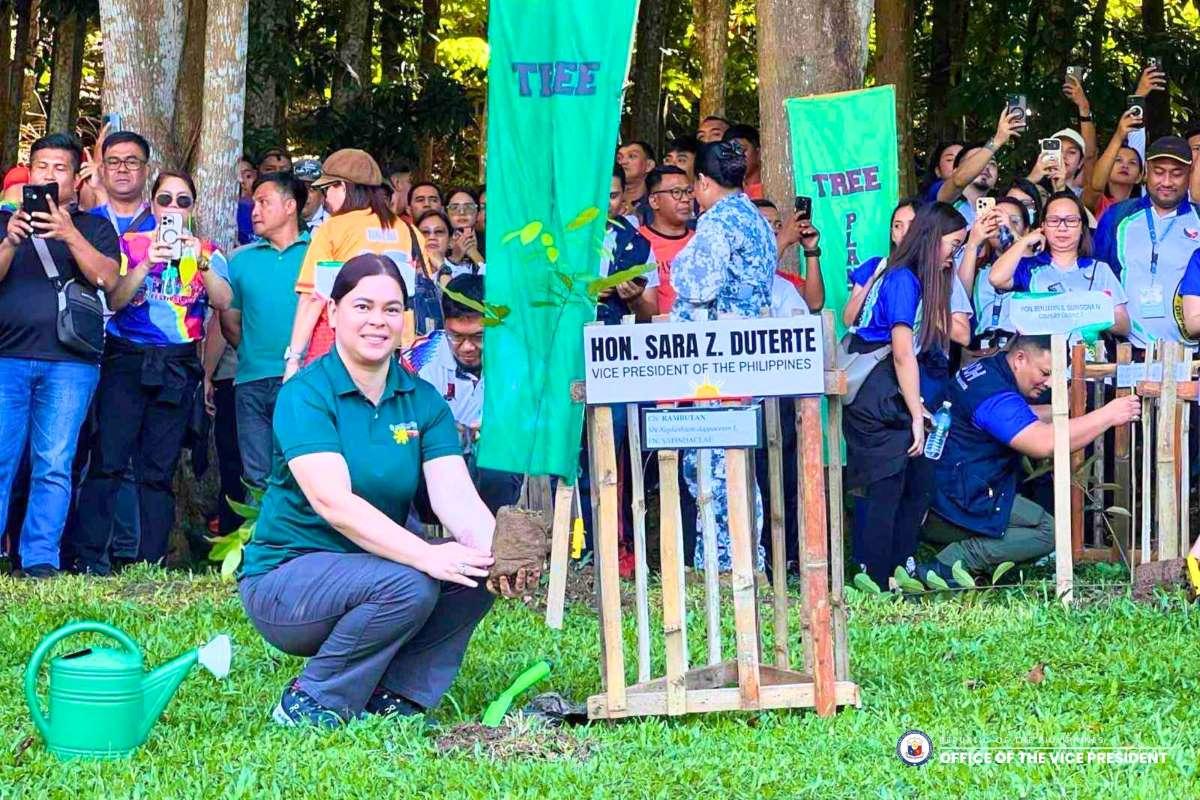Sara Duterte leads planting of one-millionth tree under OVP campaign