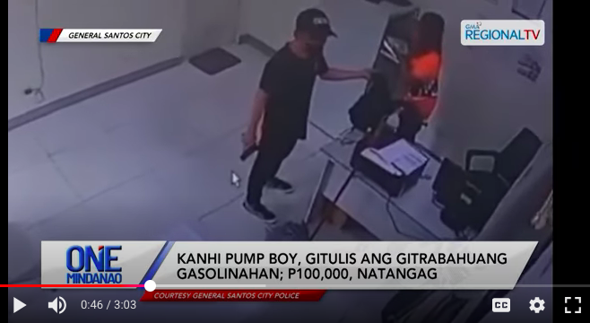 Fired from job, ex-gasoline boy robs former workplace of P100k