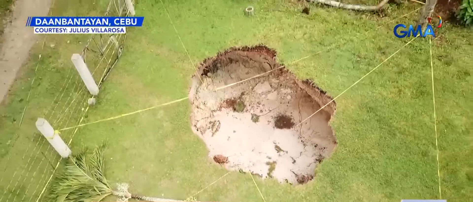 Residents worry as sinkholes appear in quake-hit Daanbantayan, Cebu