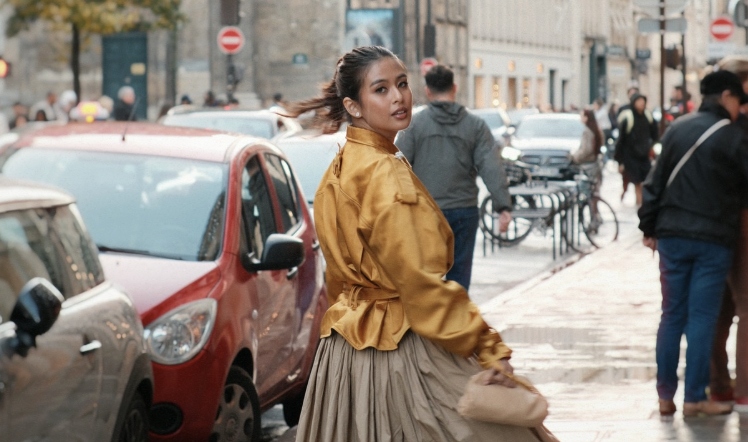 Gabbi Garcia turns head in Paris Fashion Week for her Filipino-made jacket