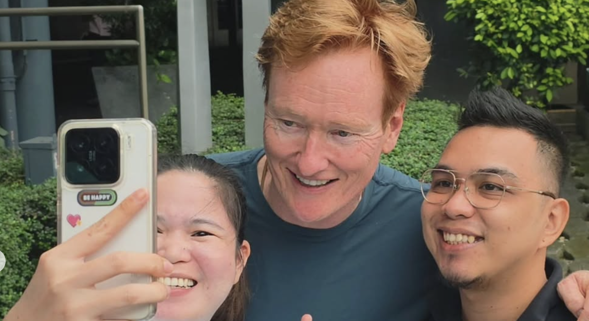 Conan O’ Brien is in Metro Manila to shoot 'Conan O’ Brien Must Go' show