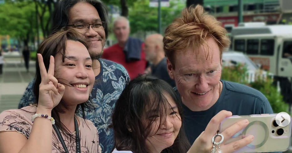 Filipino celebs react to Conan O'Brien being in the PH