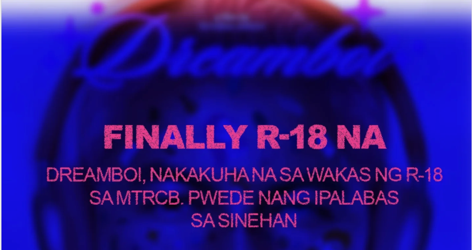 ‘Dreamboi’ starring Tony Labrusca gets R-18 rating on 3rd attempt