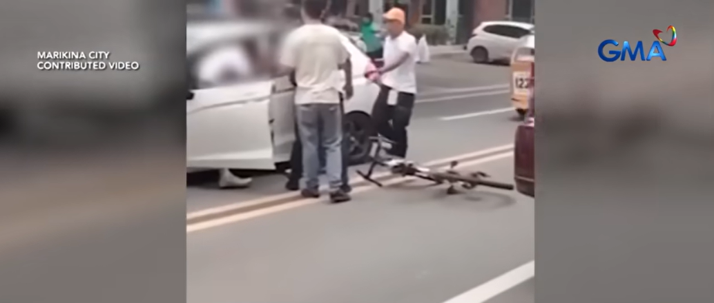Motorist, cyclist figure in road rage incident in Marikina City