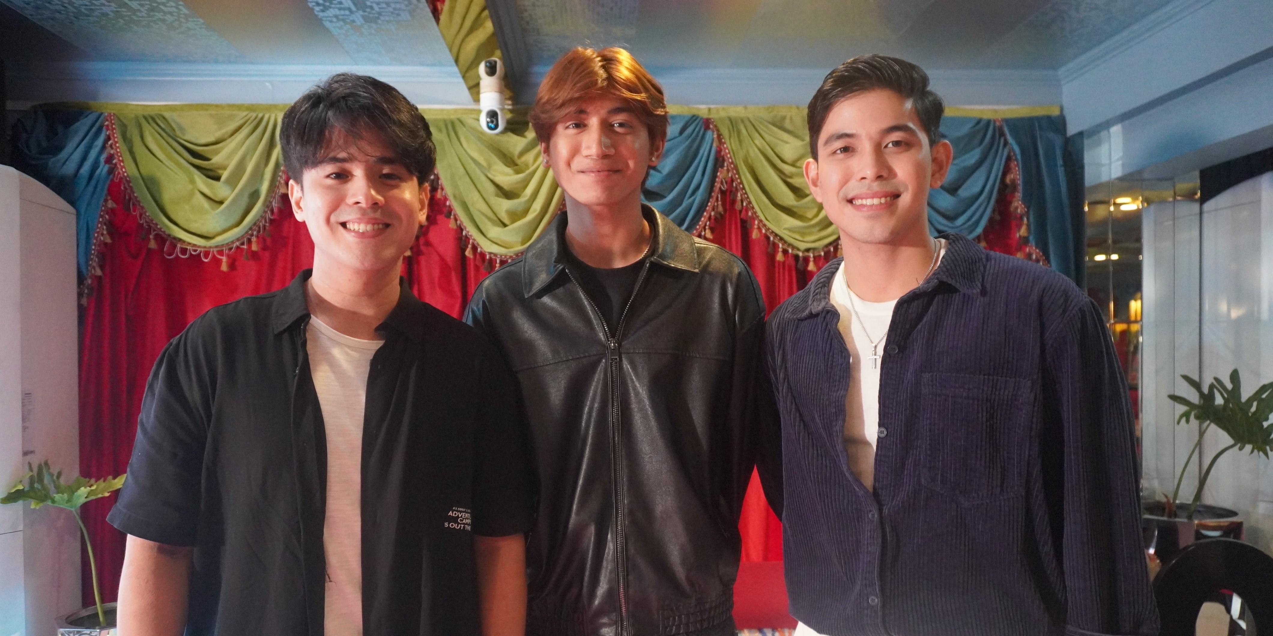 Sparkle artists Akira Kurata, Shaun Salvador, and Seb Pajarillo unpack the stages of love with songs under GMA Playlist