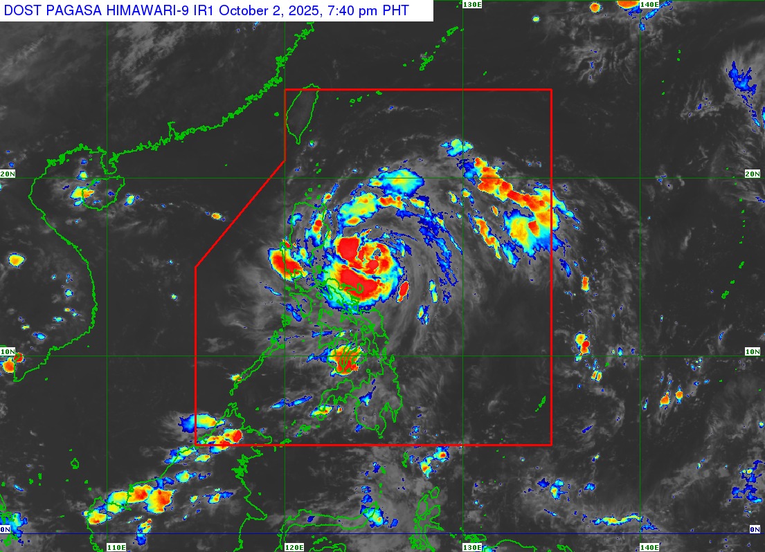12 areas under Signal No. 2 as Paolo moves west