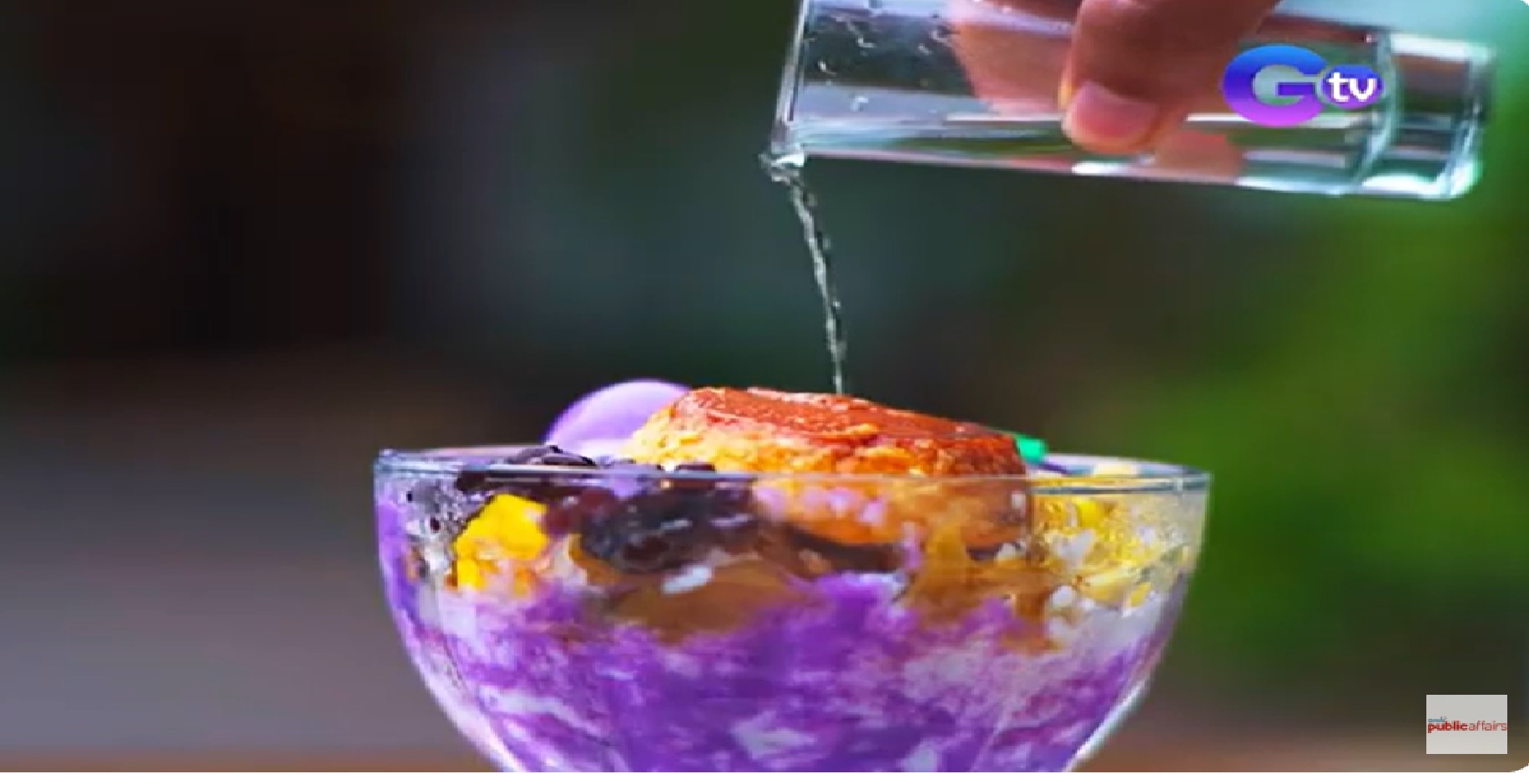 Halo-halo sa Bicol, may kasamang alak na lambanog