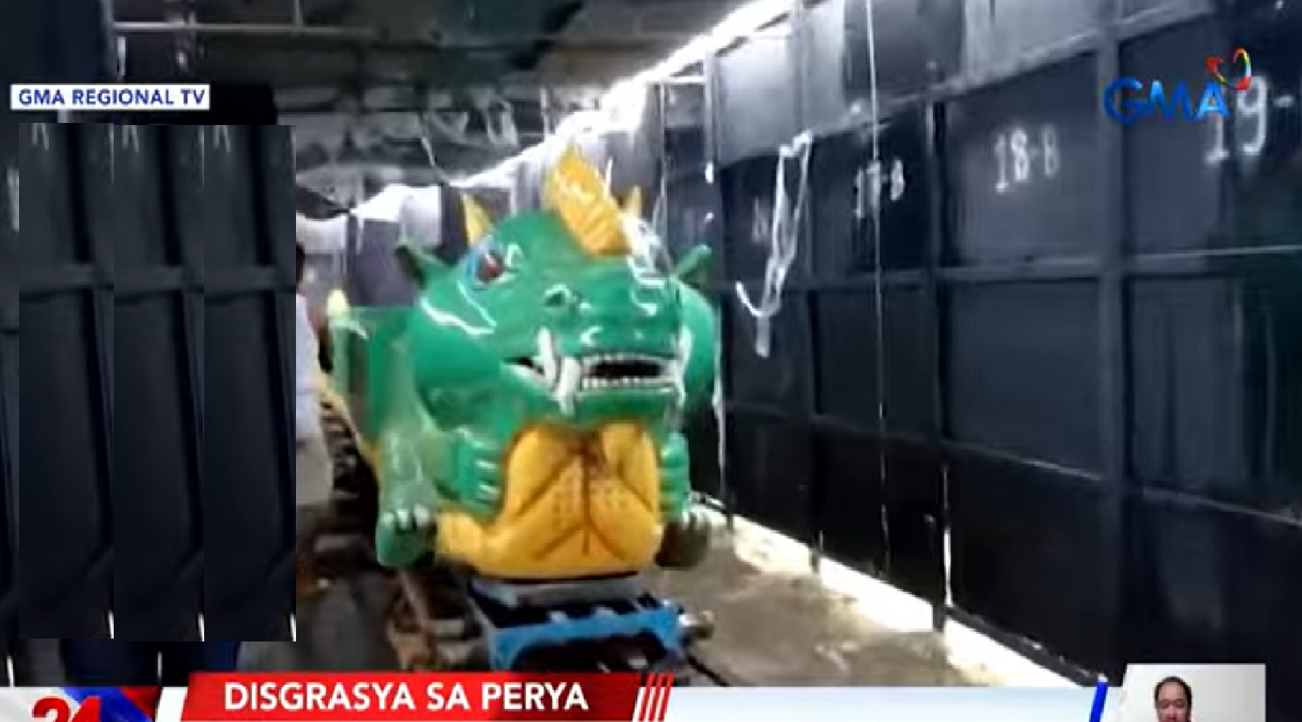 Mga sakay ng horror train ride, totoong natakot matapos itong madiskaril