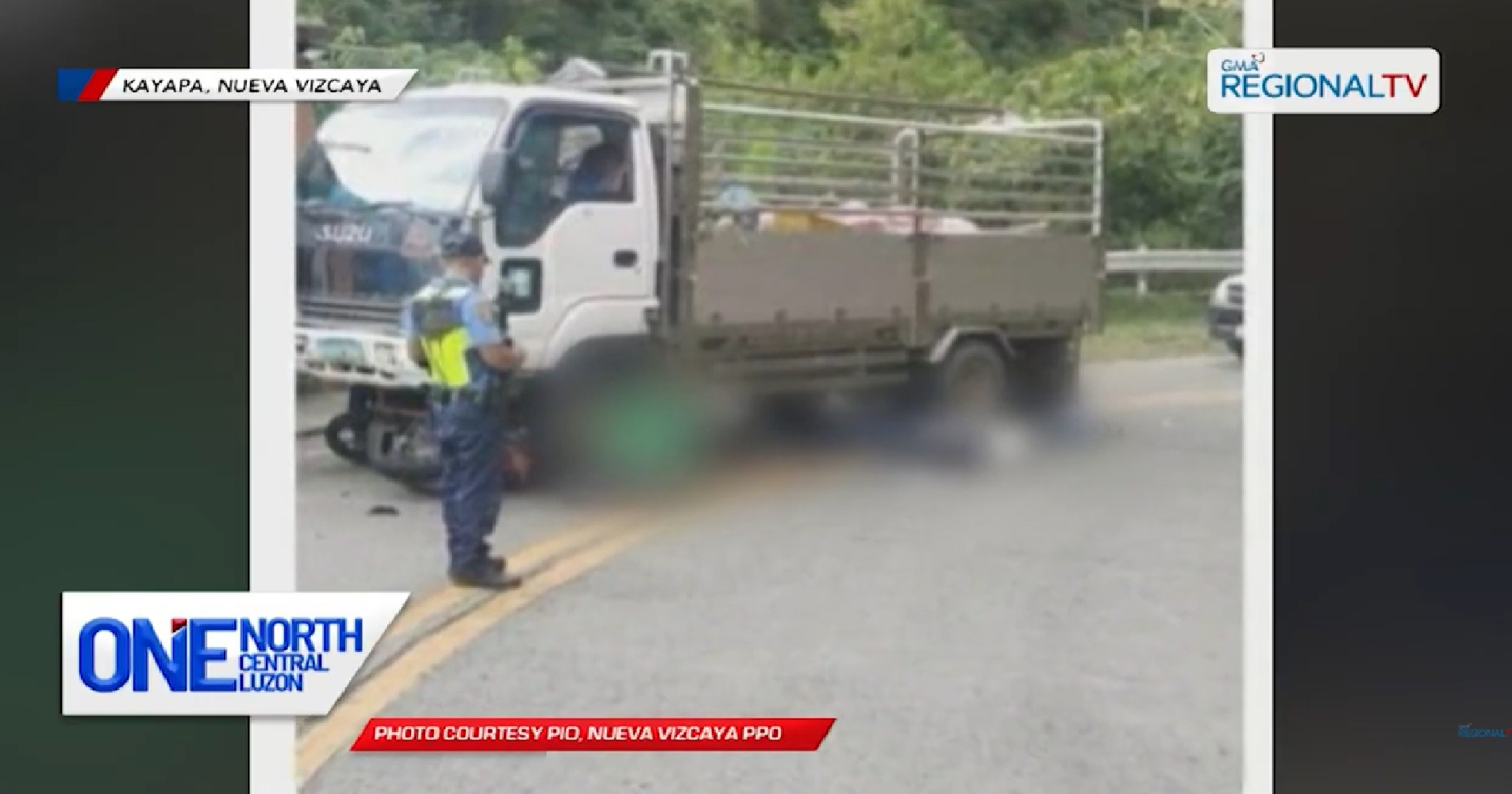 Delivery rider, patay matapos matumba at bumangga sa kasalubong na truck