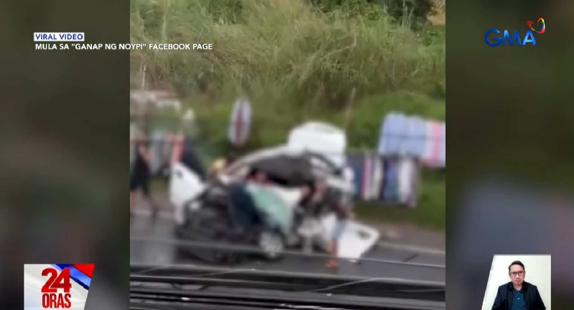 Ama patay, sanggol niyang anak kritikal matapos na salpukin ng truck ang kanilang kotse