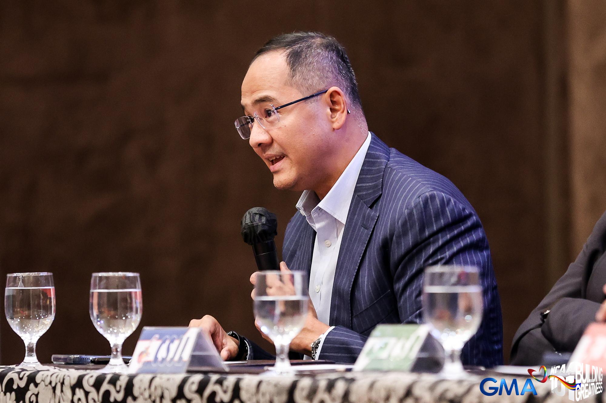 NCAA commissioner Quicho urges respect for officials, use of proper channels to uphold league integrity
