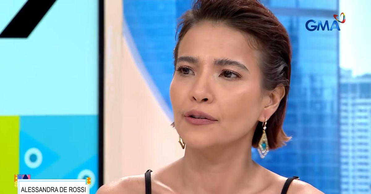 Why Alessandra de Rossi no longer wants to do kissing, love scenes