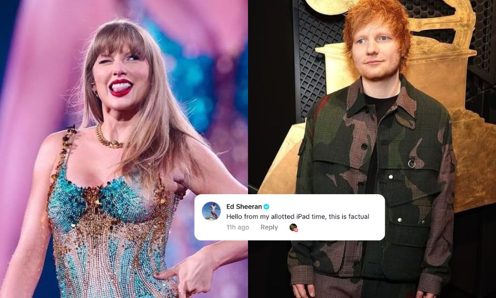 Ed Sheeran confirms learning about Taylor Swift’s engagement on Instagram