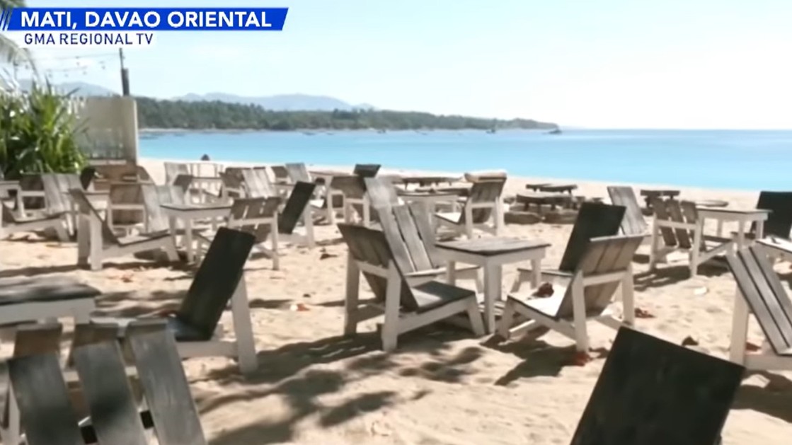 Earthquakes scare away tourists from Davao Oriental's Dahican Beach
