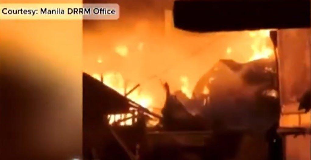 Fire hits residential area in Malate, Manila