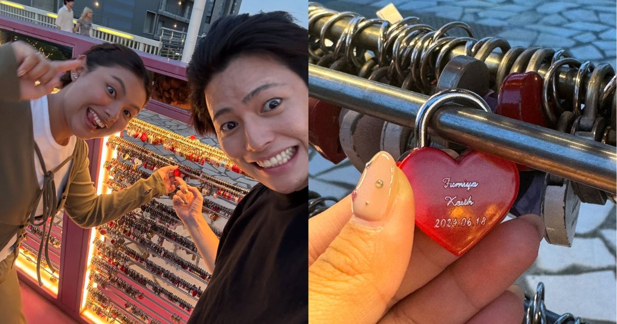 Kate Valdez, Fumiya Sankai seal their love with padlock
