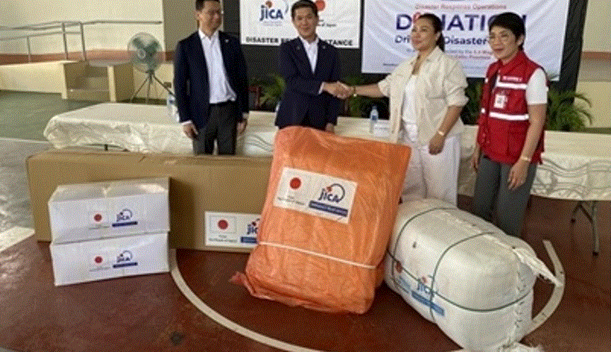 Japan sends aid to Cebu earthquake victims