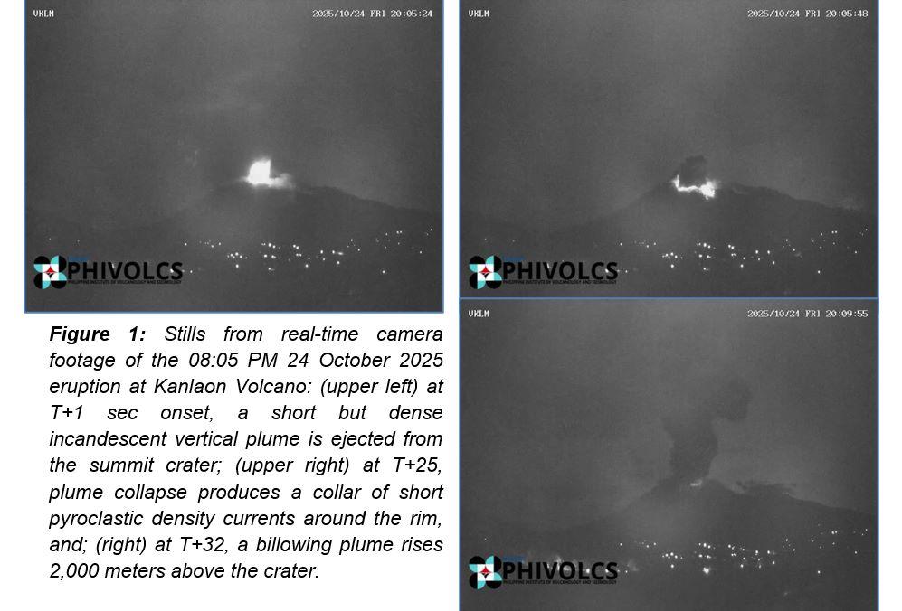 Kanlaon Volcano eruption, Oct. 24, 2025
