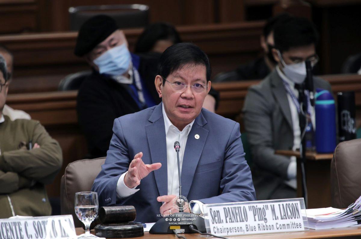 Lacson wants flood control projects hearing on Nov. 14 with 'very important witness'