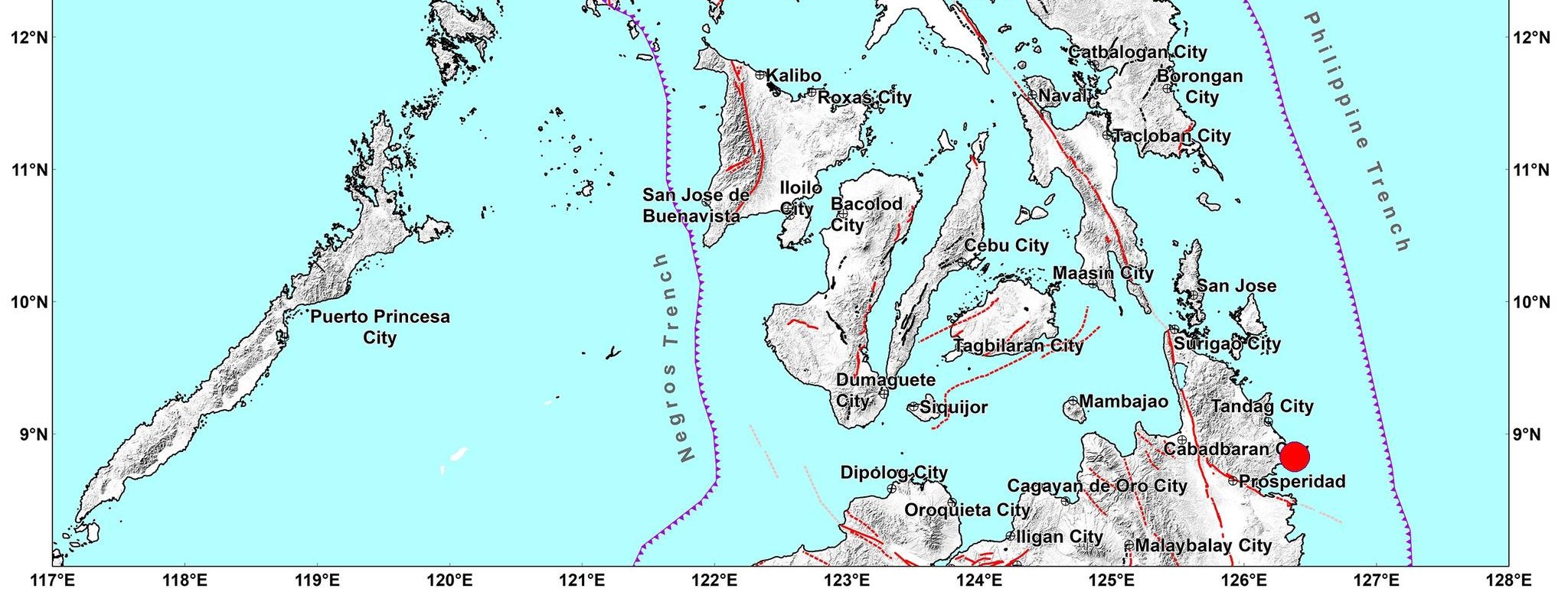 Magnitude 5.5 earthquake strikes off Cagwait, Surigao del Sur