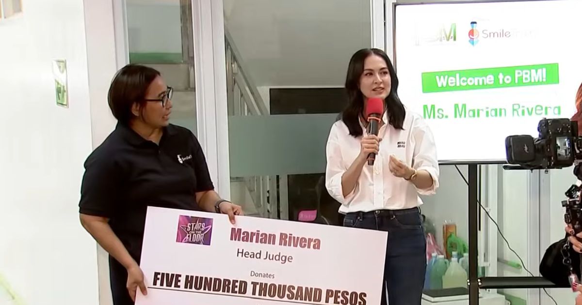 Marian Rivera donates P500,000 to Smile Train PH