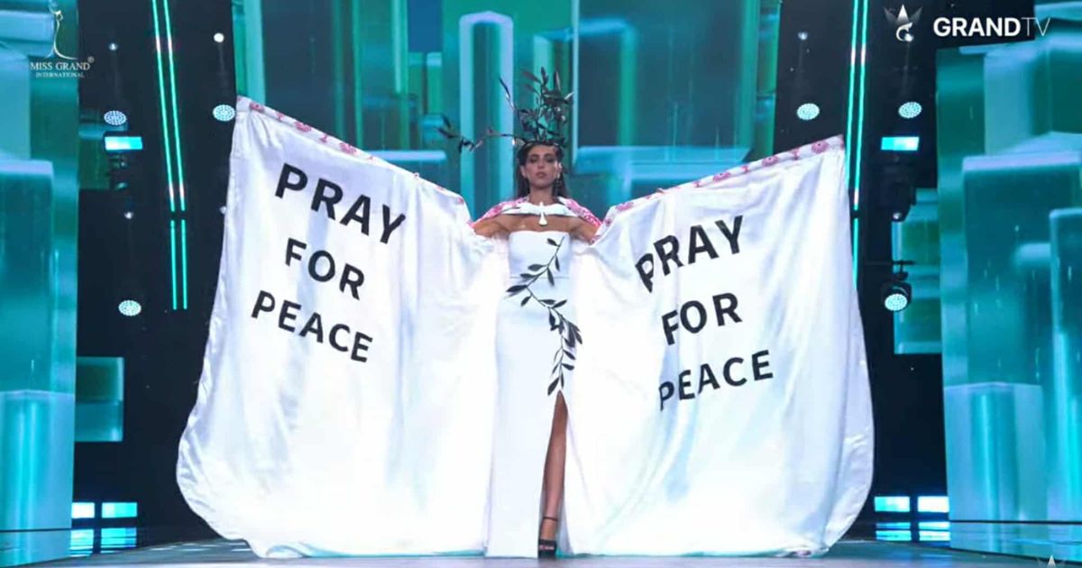 Miss Grand International 2025: Palestine's Yara Bishi showcases meaningful Dove of Peace national costume