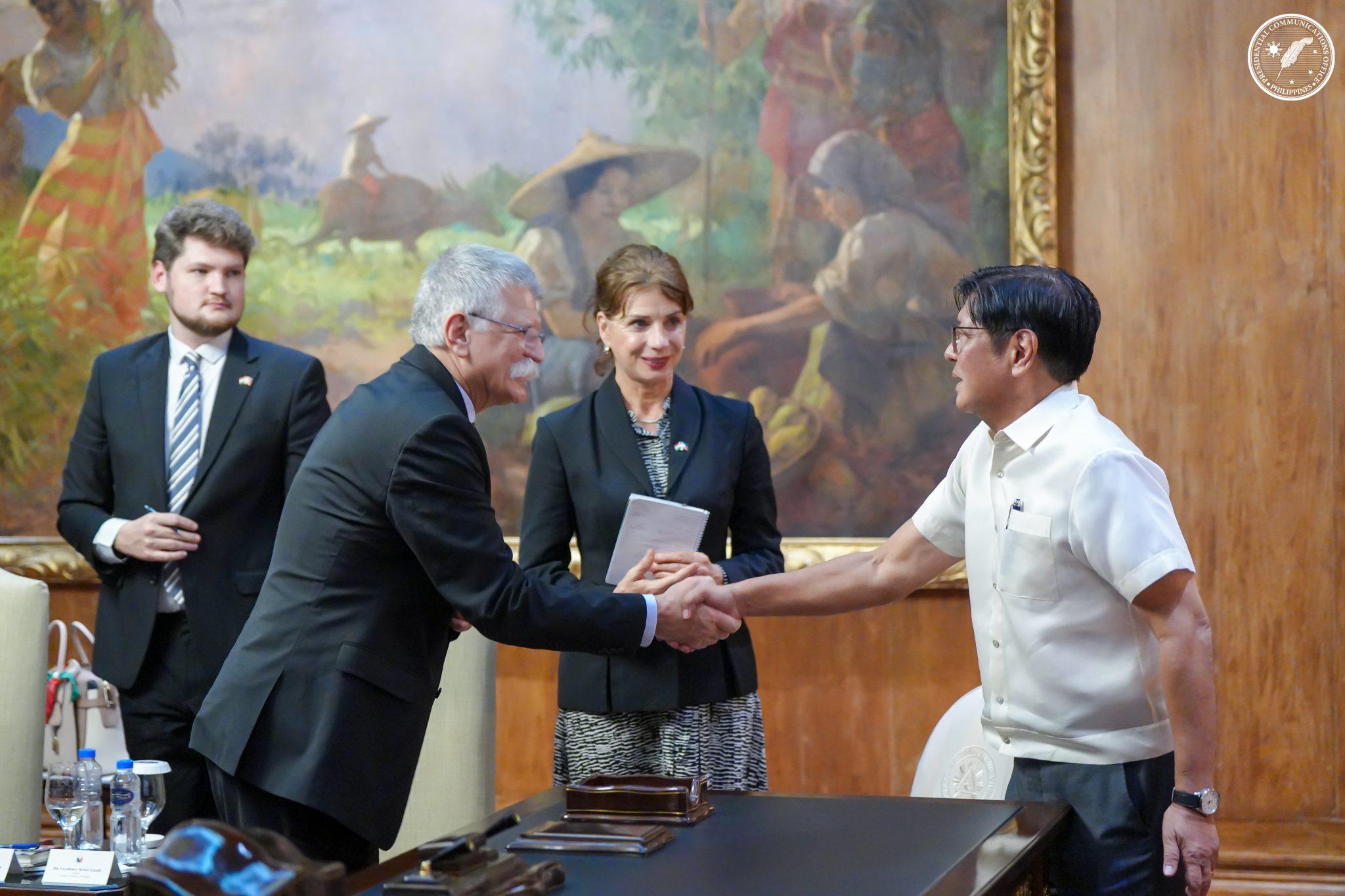 Marcos thanks Hungary for aid to earthquake victims