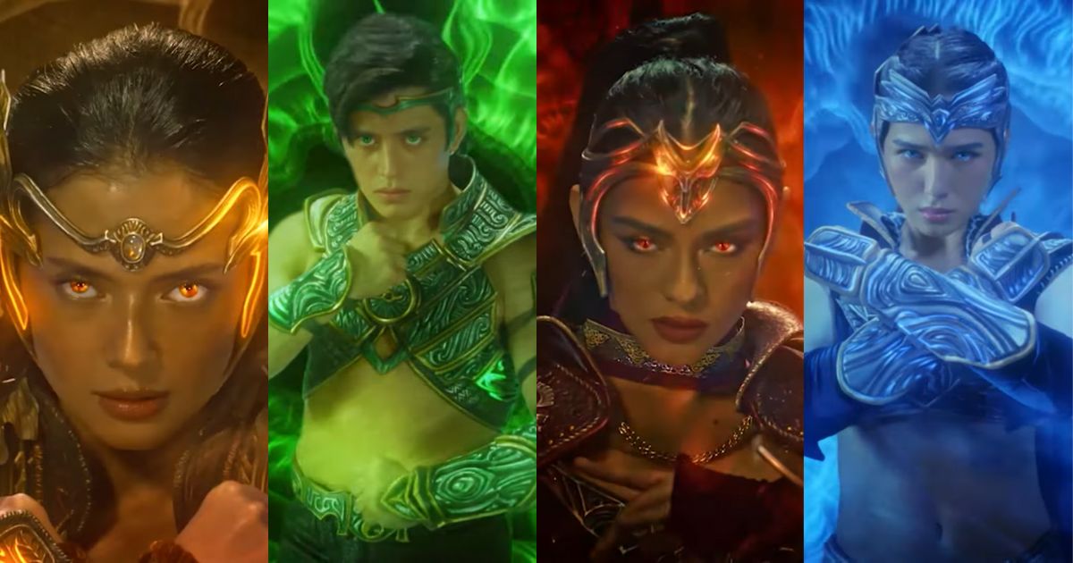 Terra, Adamus, Flammara, Deia transform into battle gear for the first time