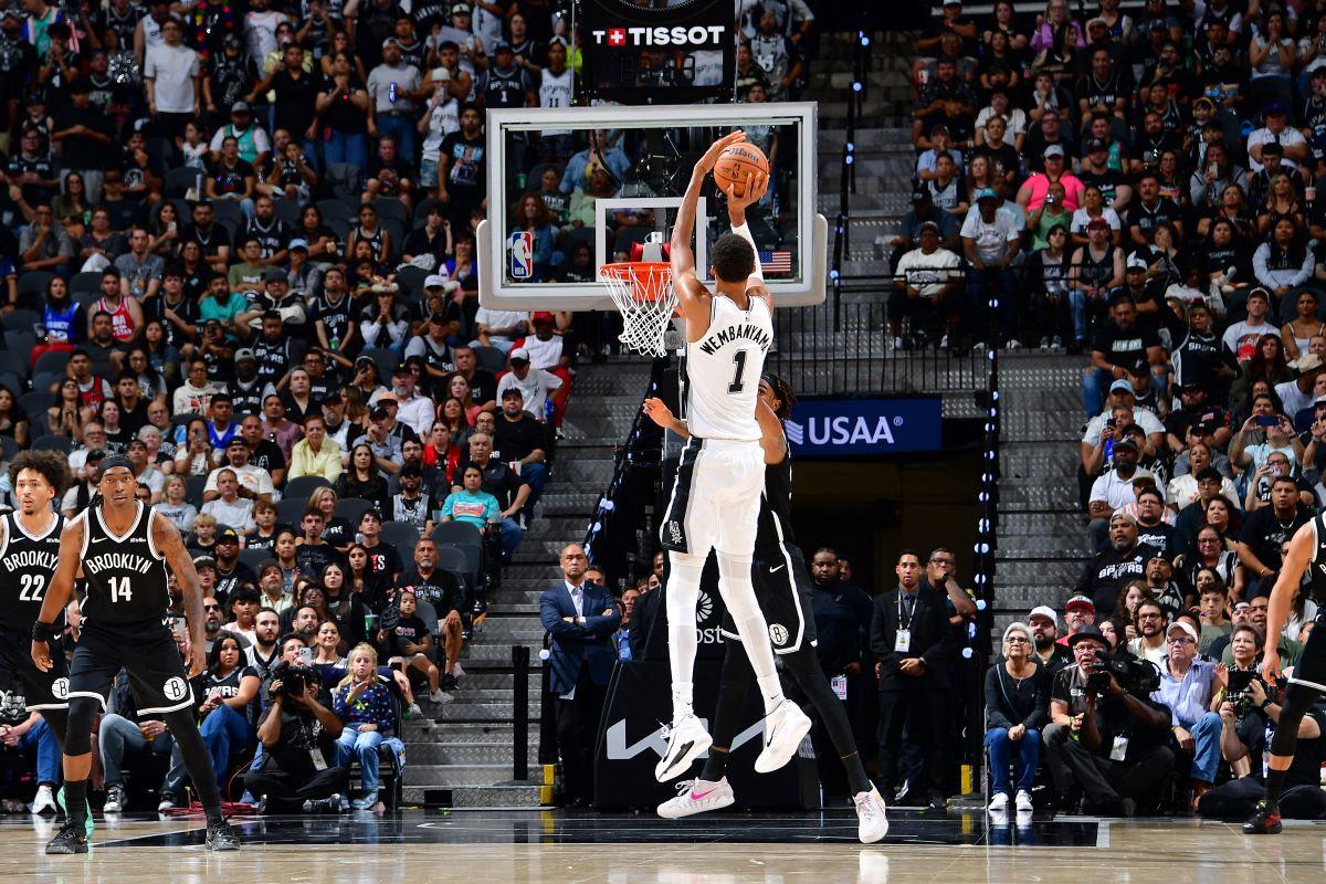 NBA: Victor Wembanyama keys final push as Spurs defeat Nets