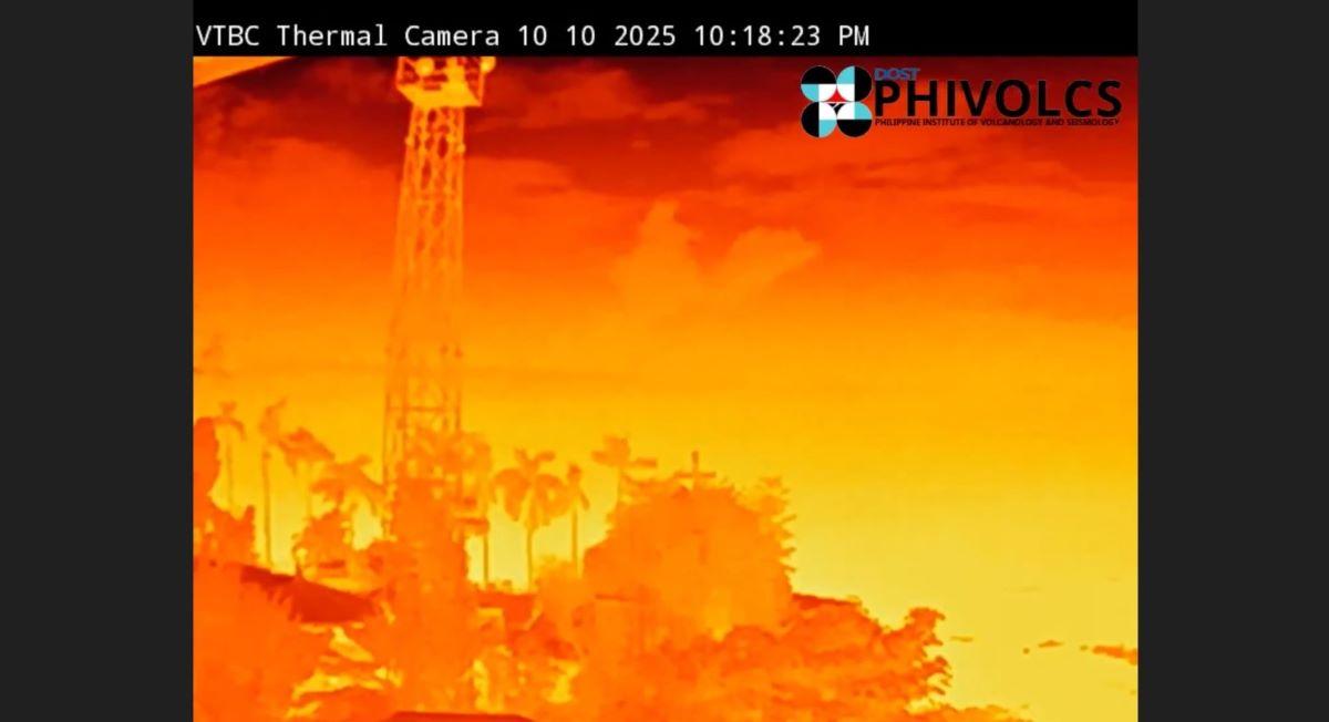 WATCH: Taal Volcano's main crater emits voluminous steam