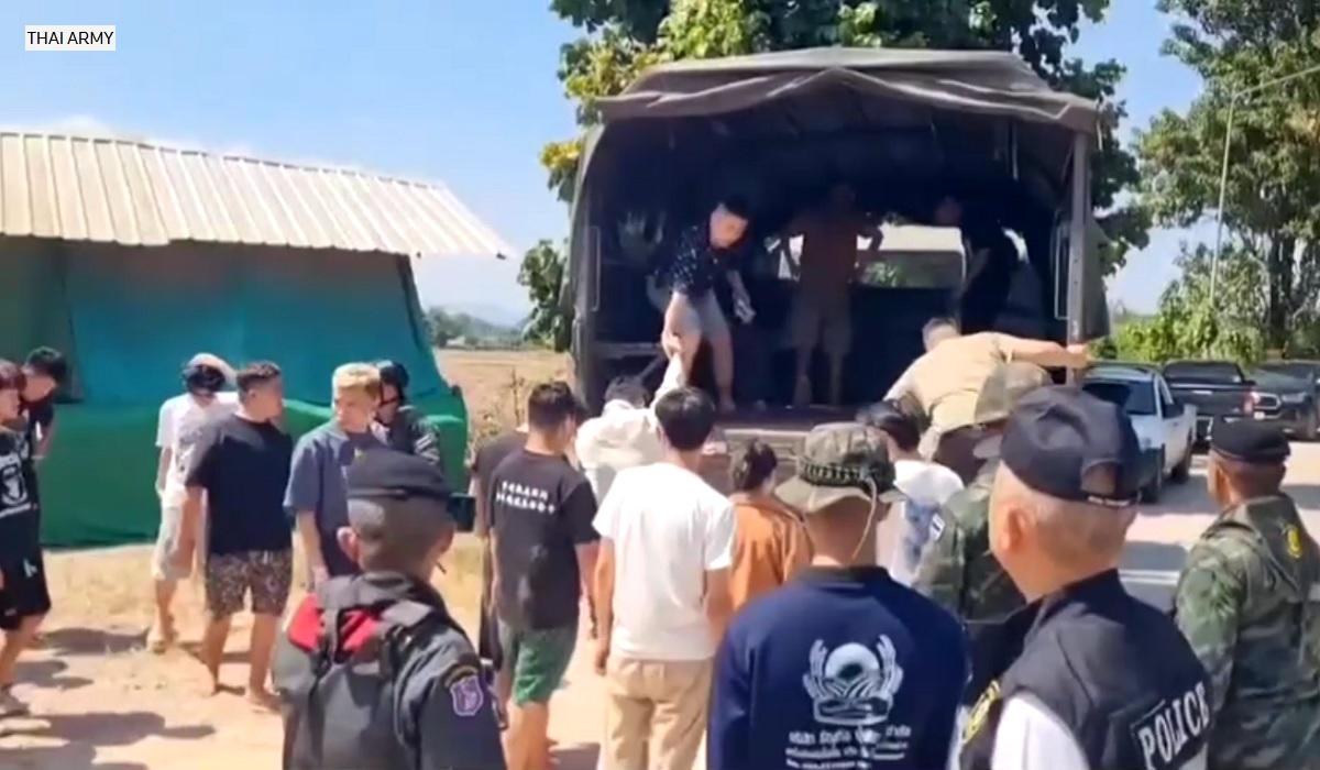 Nearly 700 foreigners flee to Thailand after Myanmar scam center raid