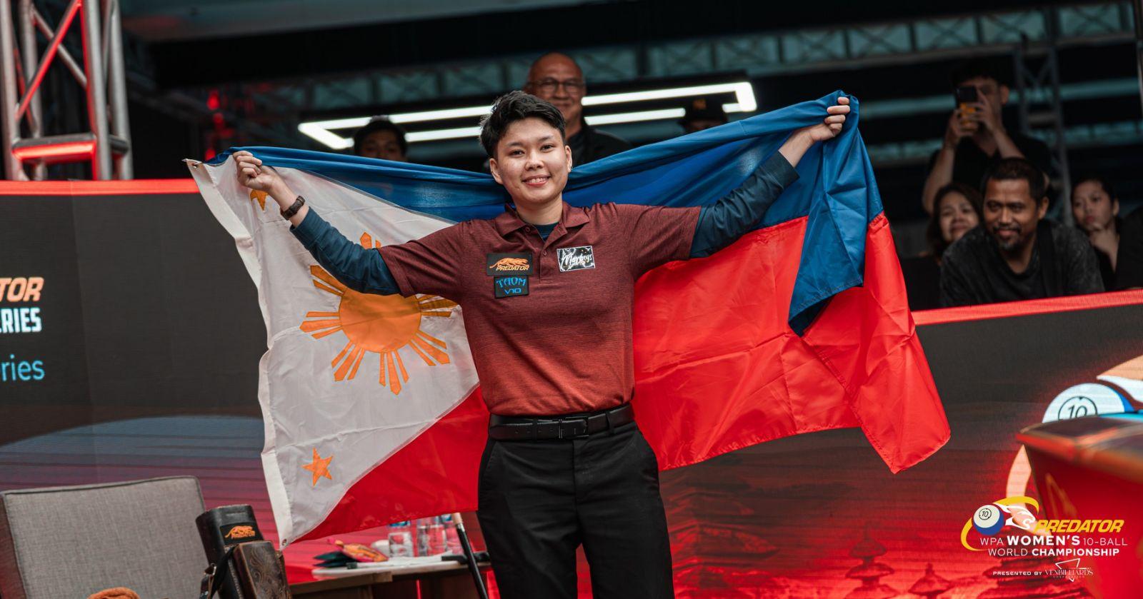 Chezka Centeno rules WPA Women"s 10-Ball World Championship