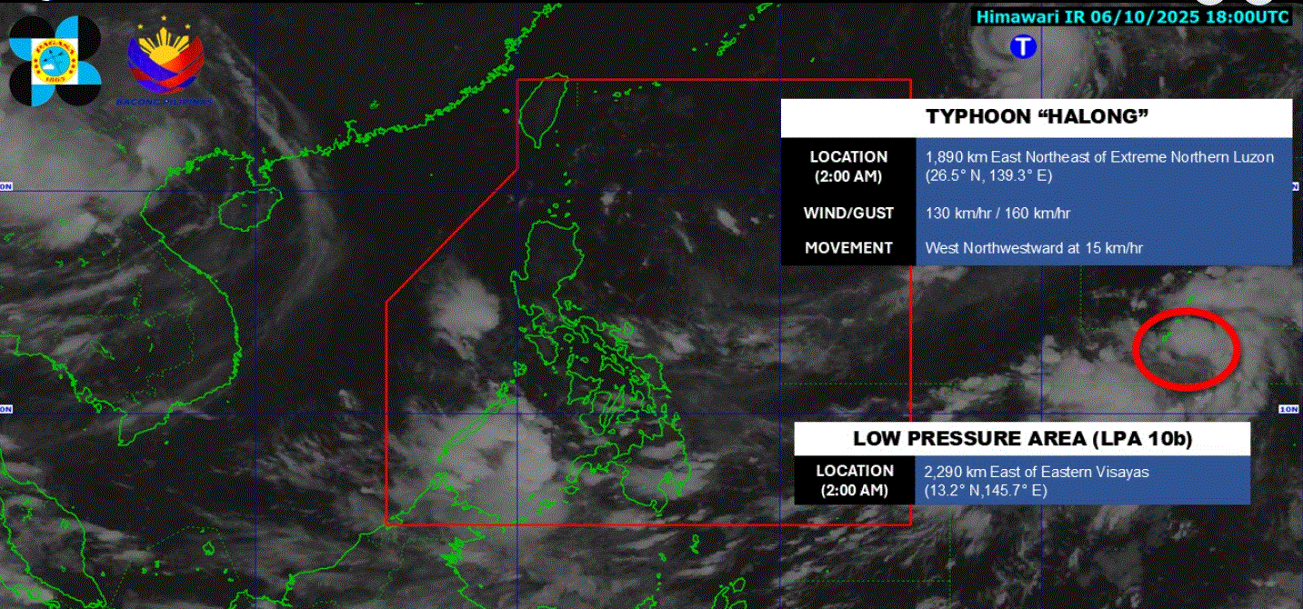 Northeasterly wind to affect Luzon; LPA outside PAR may become storm